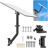 Standard 4/4X/Gen 3 Wall &amp; Roof Mount for Starlink | Adjustable Mounting Bracket &amp; Pipe Adapter Kit for Starlink V3 Dish &ndash; Weatherproof Heavy-Duty