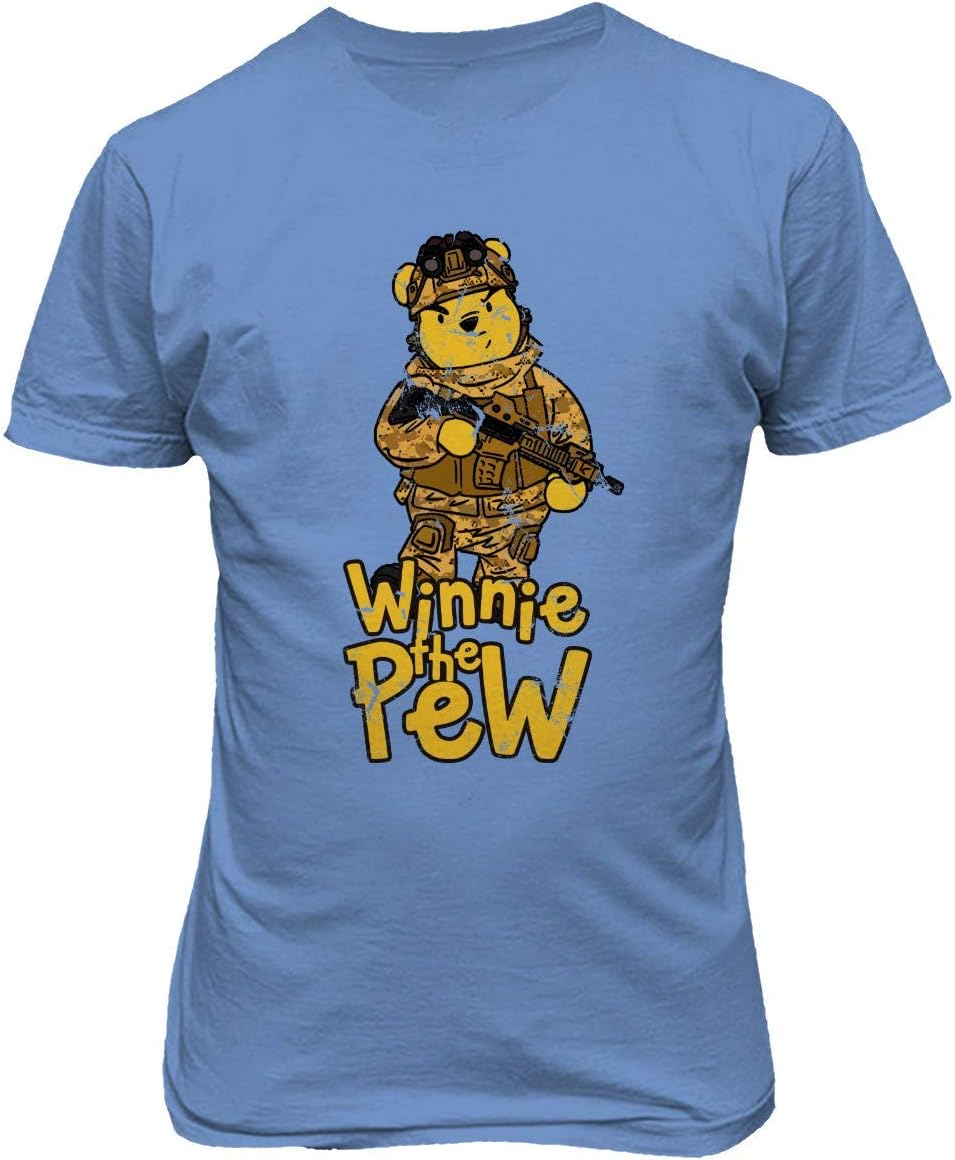 TMB Apparel New Novelty Shirt Winnie The Pew Shirt Winnie Funny Disney Men's T-Shirt