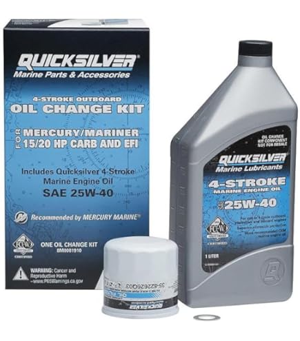 Amazon.com: MERCURY VERADO Quicksilver TWIN ENGINE Oil Change Kit