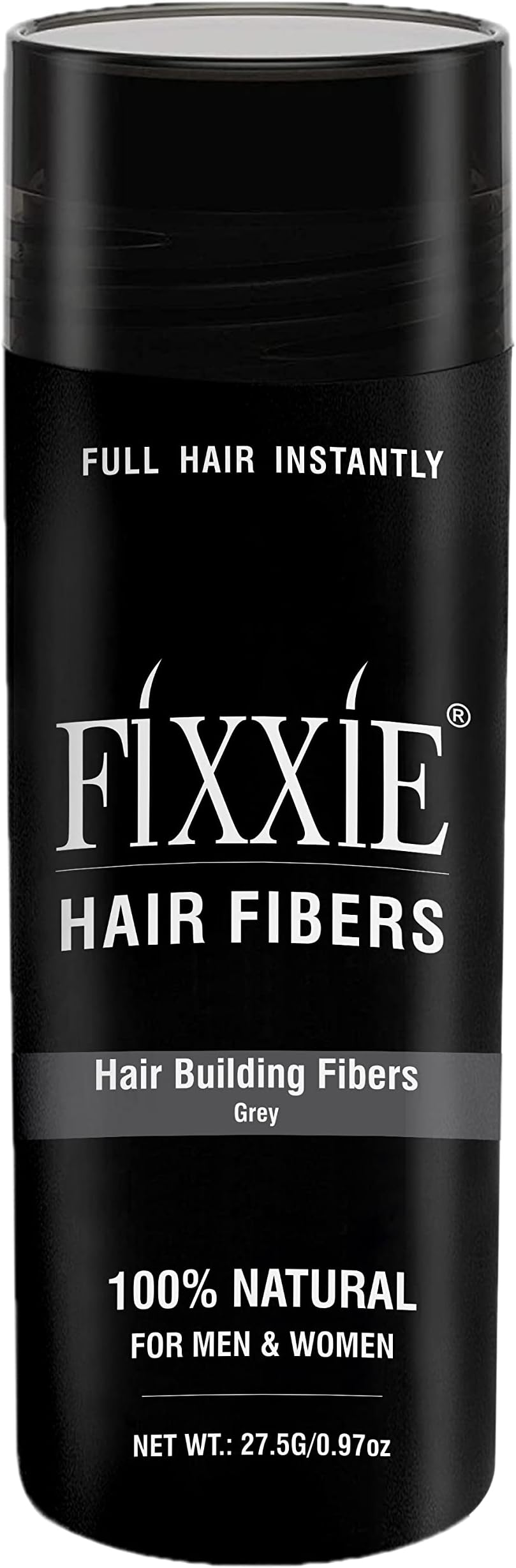 FIXXIE Grey Hair Fibres 27.5g Keratin Hair Fibers for Thinning Hair