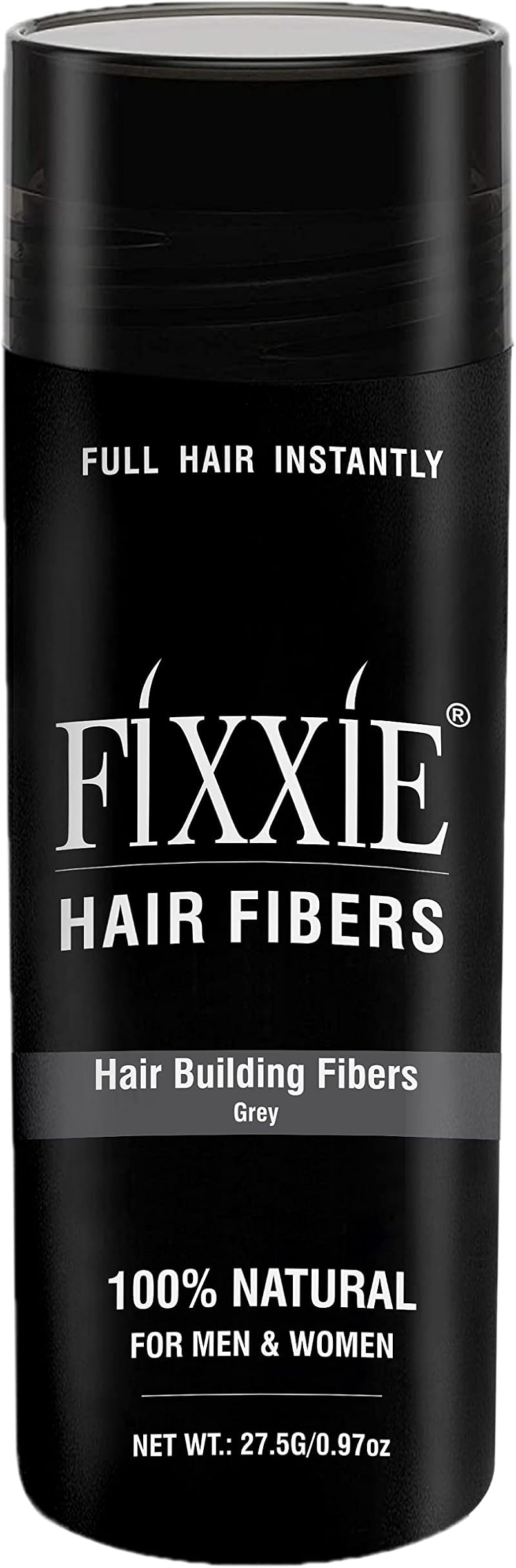 FIXXIE Grey Hair Fibres 27.5g Keratin Hair Fibers for Thinning Hair