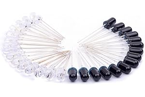Cylewet 30Pcs 5mm 940nm LEDs Infrared Emitter and IR Receiver Diode for Arduino (Pack of 30) CYT1057