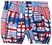 Mud Pie Boys' Baby Newborn Crab Plaid Diaper Cover Set, Multi 0-6 Months