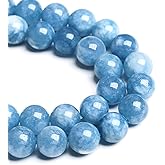 160PCS 4MM Blue Aquamarine Jade Loose Beads for Jewelry Making DIY Bracelet 2 Strands