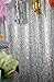 7FTX7FT Silver Sequin Backdrops, Silver Sequin Fabric, Wedding Backdrops, Christmas Decoration, Sequin Curtains, Drape, Sequin Panels, Blush Home Decor