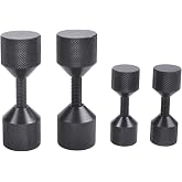 CNRAQR 4 Pcs Aluminium Flange Two Hole Alignment Pins - 1-1/8" and 1-5/8" Detachable Double Hole Pins Black