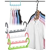 Closet-Organizers-and-Storage-6 Pack - AMKUFO Closet-Organizer for Clothing-Storage, Hangers-Space-Saving-for-Closet-Organiza