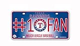 MLB Texas Rangers #1 Fan Metal Tag