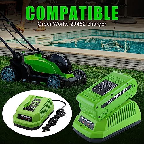 Powilling 40V 3.5Ah Replacement Lithium Battery for GreenWorks 29462