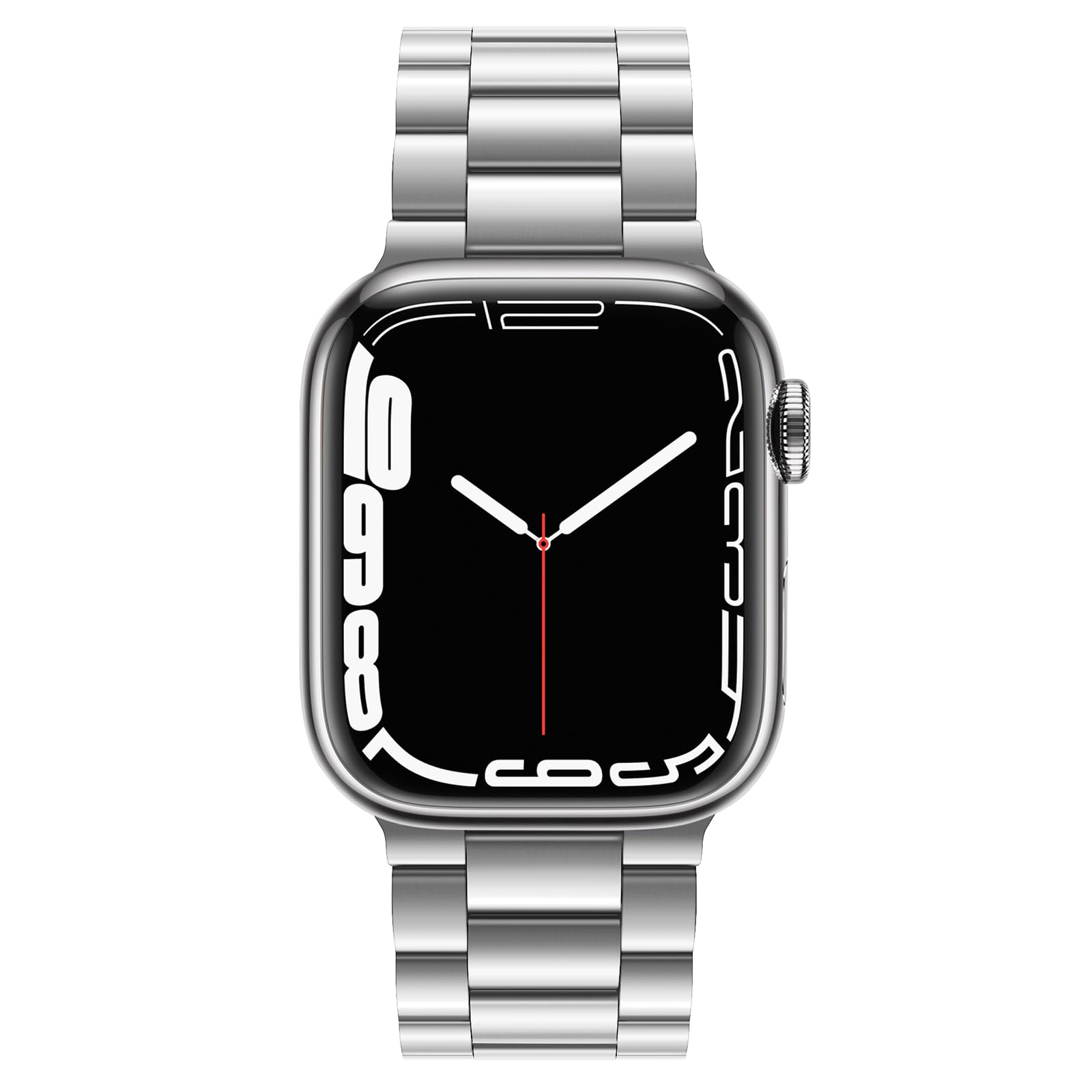 Compatible Apple Watch Band 49mm 45mm 44mm 42mm Premium Stainless Steel Metal Replacement Band for Apple Watch Ultra2 Ultra (49mm) Series 9 / 8 / 7 (45mm) SE Series 6 Series 5 / 4 (44mm) Series 3 / 2