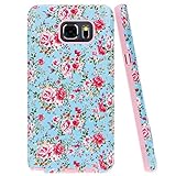 Galaxy Note 5 Case, Style4U Flower Design Slim Fit Hybrid Armor Case for Samsung Galaxy Note 5 with 1 Style4U Stylus [Flower Pink]