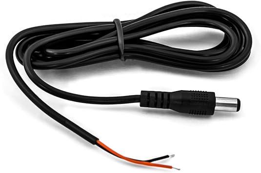 Carmedien Reversing Camera Power Connector To Open Cable Ends 12 V Plug Pin Male 12v 24v Amazon Co Uk Electronics Photo
