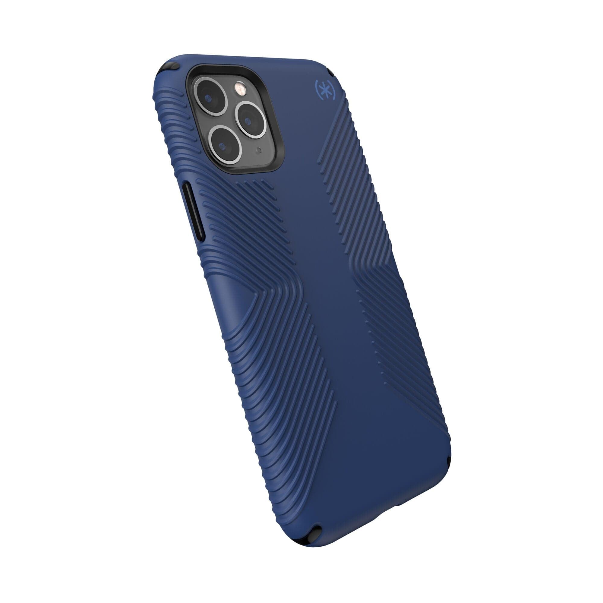 Speck Products Presidio2 Grip Case, Compatible with iPhone 11 PRO, Coastal Blue/Black/Black/Storm Blue