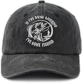 Tynqwegui If I've Gone Missing I've Gone Fishing Hunting Hat for Men Women
