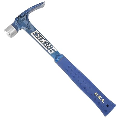Estwing Ultra Series Hammer - 15 oz Short Handle Rip Claw with Smooth Face &amp; Shock Reduction Grip - E6-15SR