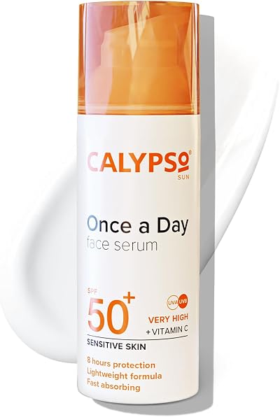 Calypso SPF50+ Once a Day Serum with Vitamin C for Face & Neck