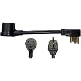 ONETAK NEMA 14-30P to 10-30R 120V/240V 30 Amp 10 AWG 4 Prong Male Plug to 3 Prong Female Receptacle Welder Clothes Dryer Powe