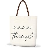 HQLOW Reusable Canvas Grocery Bags for Women