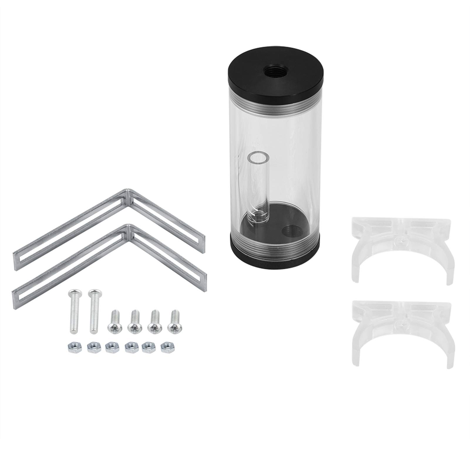 Vbestlife Acrylic Cylinder Diameter Reservoir Tank DIY Kit for PC Computer Liquid Water Cooling Radiator System