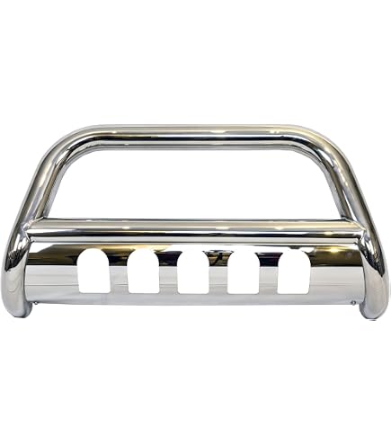 Aries 3" Stainless Steel Bull Bar With Skid Plate For Nissan Frontier, Pathfinder, Xterra - No Drill Installation - View #7