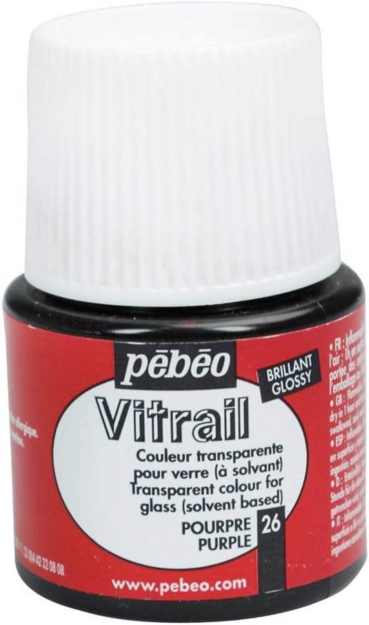 Pebeo Vitrail Glass Paint 45ml Purple
