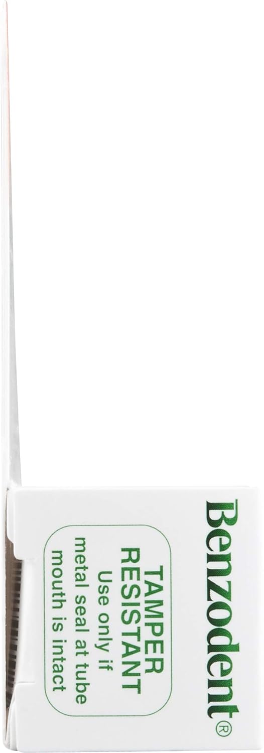 Benzodent Dental Pain Relieving Cream for Dentures and Braces, 0.25 Ounce Tube: Health & Personal Care