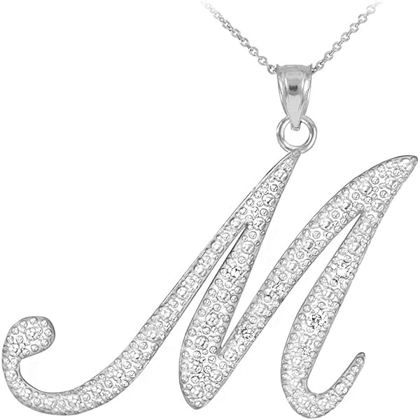 新品！MUZE - M LOGO NECKLACE (SHINY BLACK) Crowned M Initial Silver Heart Pendant Necklace - Etsy