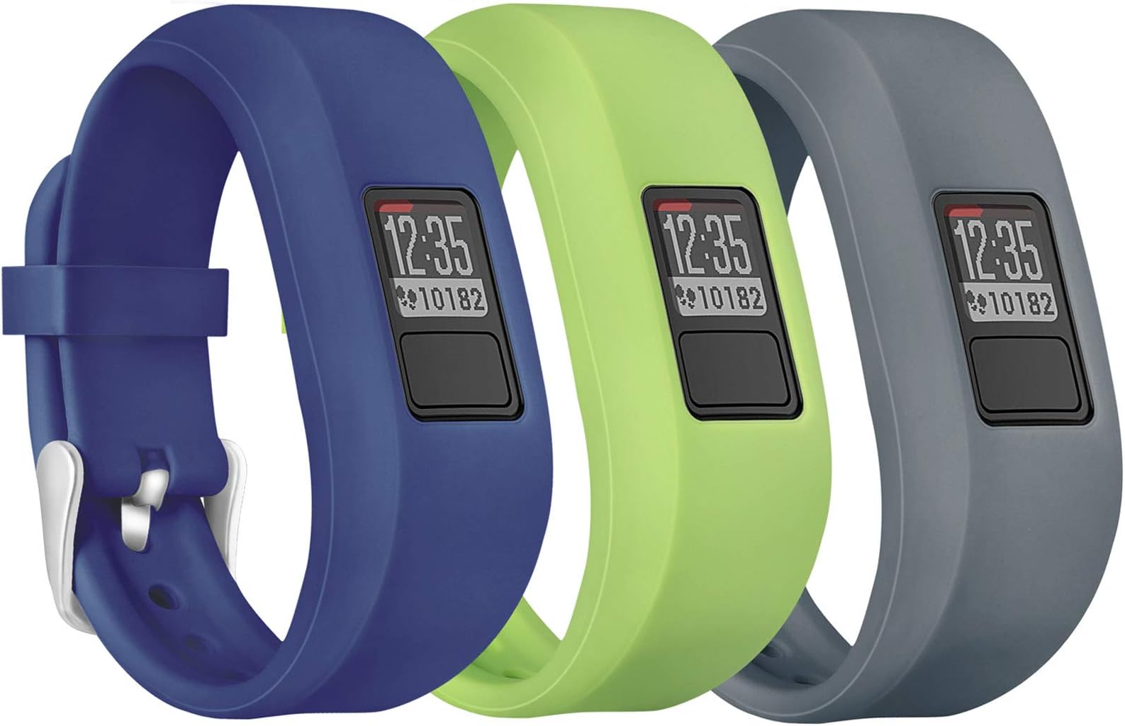 MosstekMosstek Compatible with Garmin Vivofit 3/Vivofit Jr/Vivofit Jr 2 Bands for Kids Girls Boys Women, Colorful Cute Soft Silicone Sport Adjustable Replacement Vivofit Jr/Vivofit Jr 2 Bands Small Large