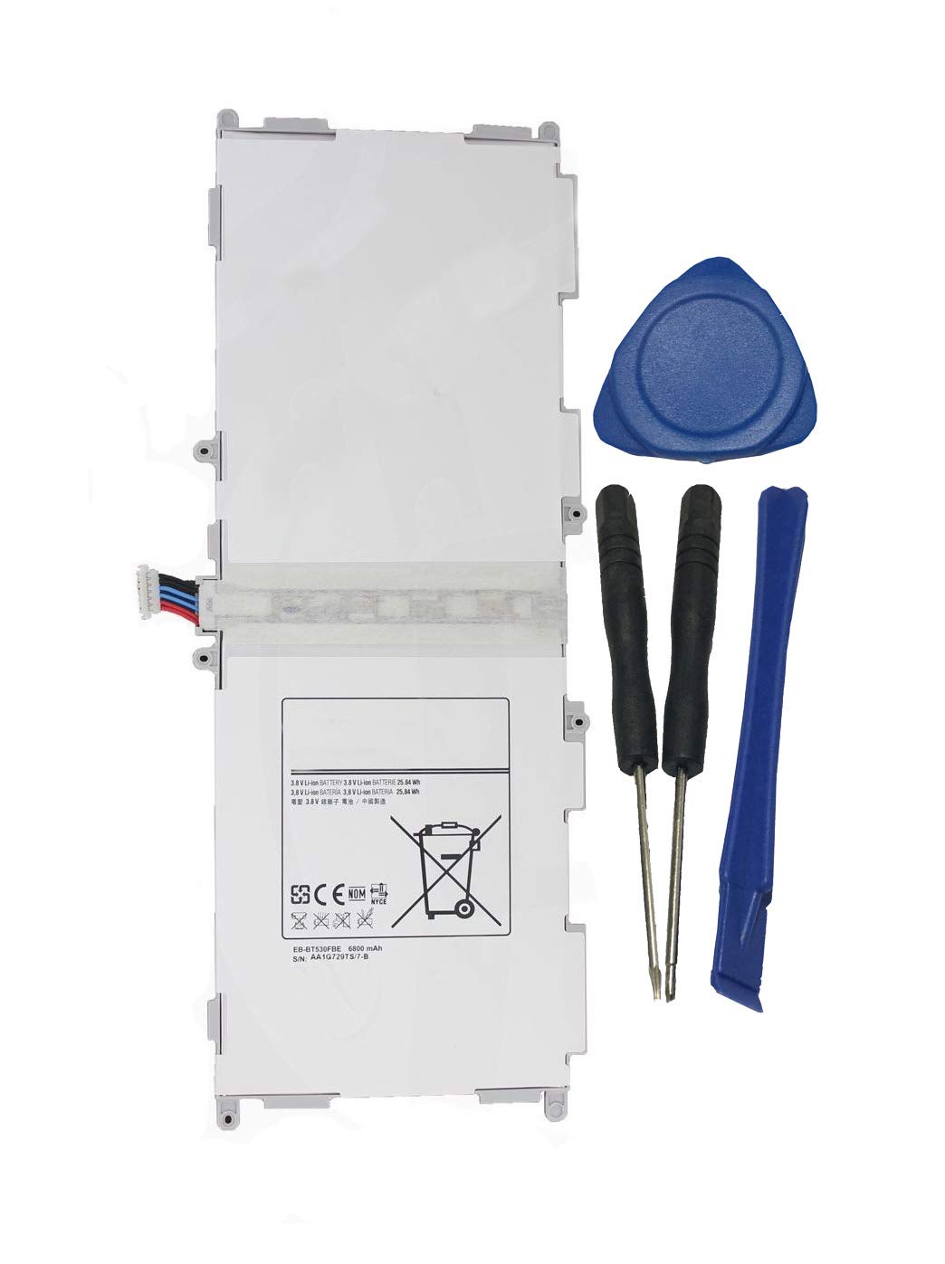 Trconelectron Replacement Battery for Galaxy Tab 4 10.1" SM-T530 SM-T535 EB-BT530FBE EB-BT530FBU SM-T531