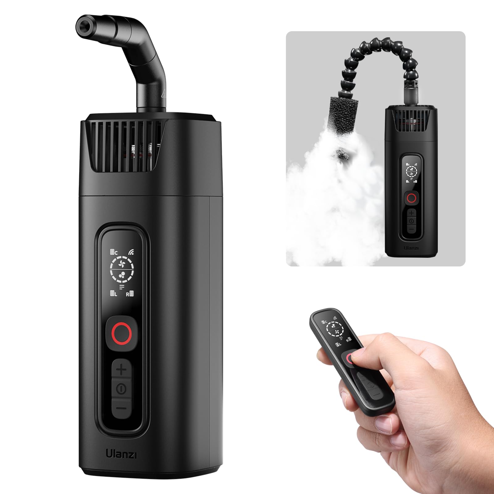 Photo 1 of JUSMO FM01 FILMOG Ace Portable Fog Machine R001, 40W Battery Powered Portable Smoke Machine Handheld Fog Machine with Remote Control Fogger for Photography Videography Effects