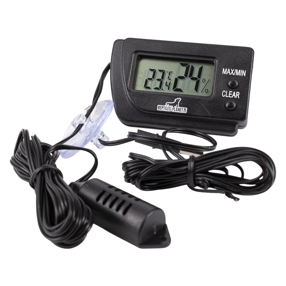 Reptiles-Planet Terrarium Thermometer Hygrometer, Small