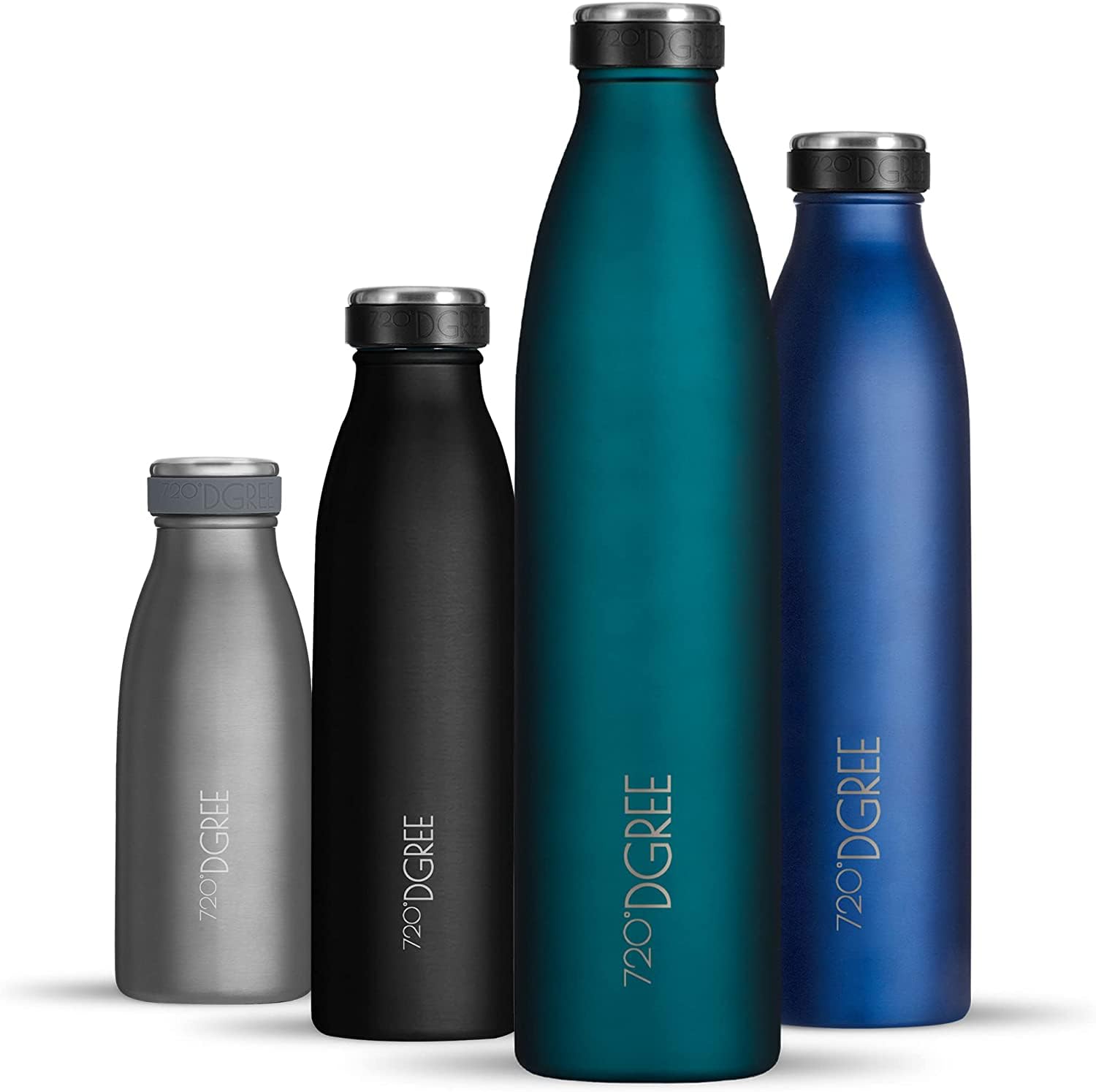 720°DGREE Vaccum Insulated Water Bottle “milkyBottle“ - 750 ml - Insulated, Leakproof, BPA-Free, Thermo Flask - for Sports, Gym, Fitness, School, Kids, Travel, Outdoor, Hot, Cold & Carbonated Drinks