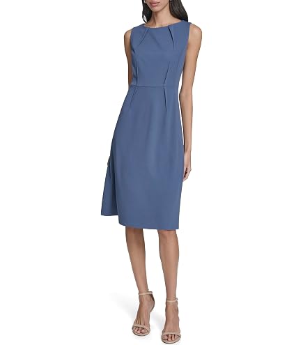 Calvin Klein Women's Tulip Sleeved Sheath Dress at Amazon Women's Clothing store