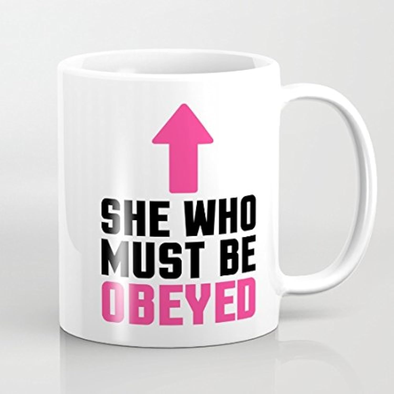 Funny Quote Mug She Who Must Be Obeyed Mum Mugs Christmas Mugs for Mum Women