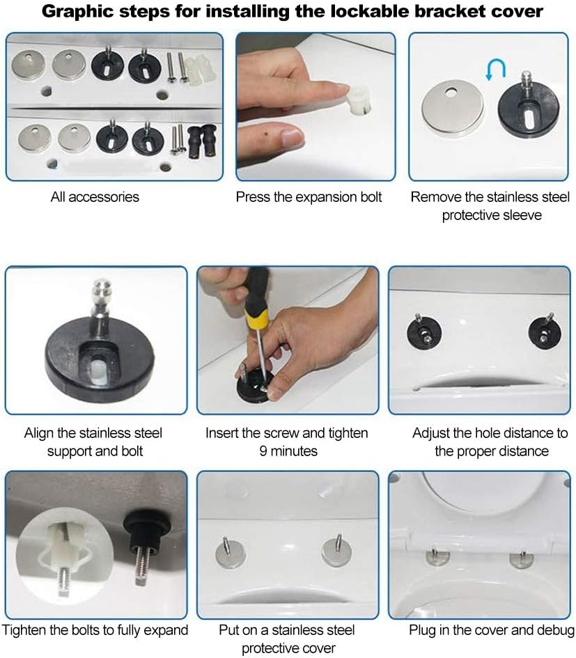 Toilet Seat Screws Hinges - Image 5