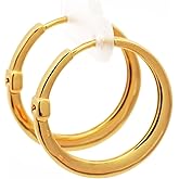 Fixestar Sterling Silver Stud Earrings, 14K Gold Plated, Hypoallergenic Waterproof Fashion Earrings for Women with 0.075μm Plating