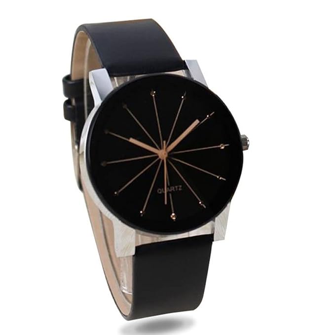 Satnam Black Color Analog Man Watch