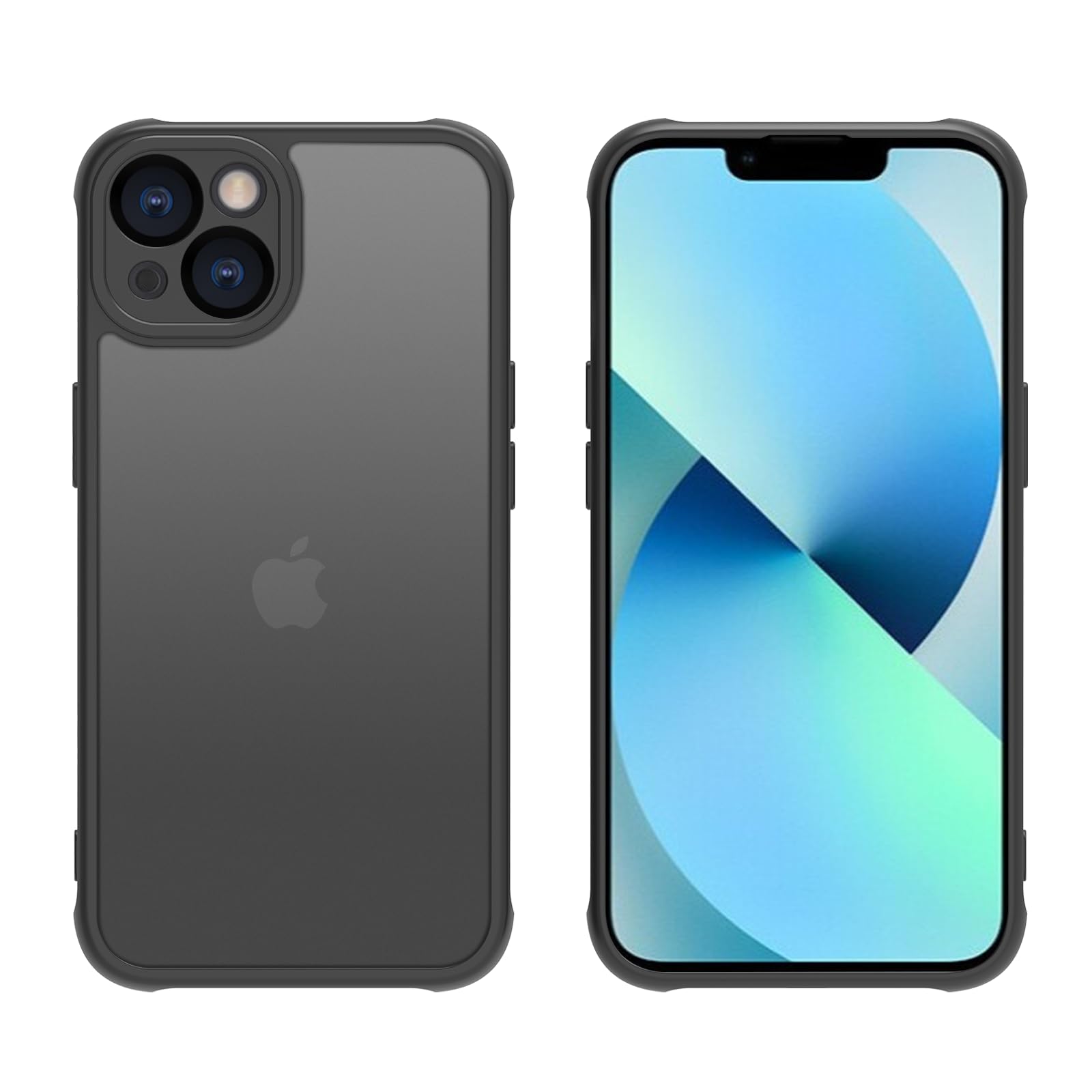 EUMADOVE for iPhone 13 Mini Case Translucent Matte