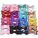 JOYOYO 30 Pieces Baby Girls Hair Ties Boutique Sparkly Sequins 2.75