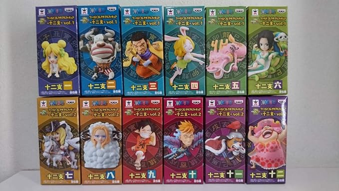 Amazon ワンピース ワールドコレクタブルフィギュア 十二支 Vol 1 Vol 2 全12種 おもちゃ ホビー