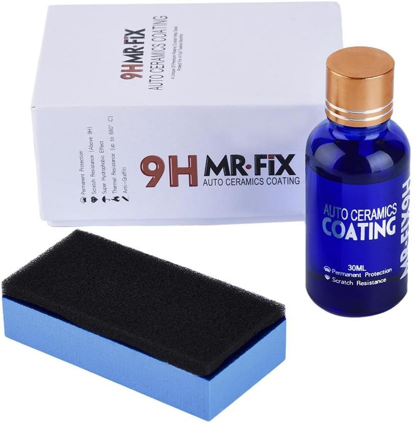 luckything car ceramic coating kit, car ceramic coating set, scratch-resistant protection polish nano ceramic glass coating car polish paint care 30 ml 9H hardness