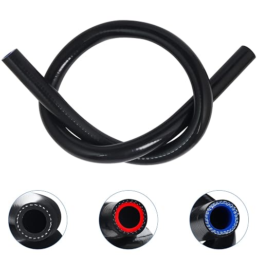 KDP 5/8X3.28FT(ID:16MM) 1 M Silicone Heater Hose Coolant Radiator
