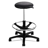 Safco 3436BL Extended Height Lab Stool, Black