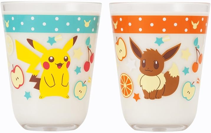 Amazon Co Jp ポケモンセンターオリジナル アクリルペアタンブラー ピカチュウ イーブイ おもちゃ