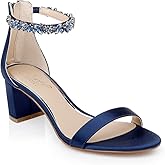 Jewel Badgley Mischka Catalina Open Toe Block Heel