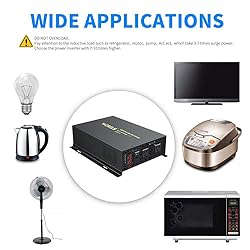 WZRELB 1500W 12VDC 120VAC Pure Sine Wave Power