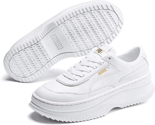 トレーダー 緩やかな 溶融 プーマ スニーカー 白 ゴールド Houmon Shika Org