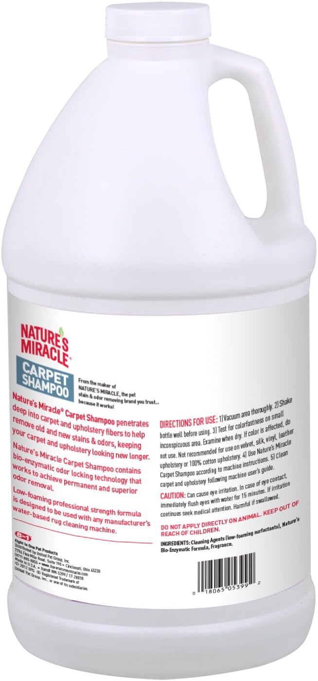nature's miracle carpet shampoo
