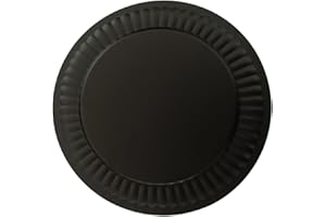 Irnyso Metal Black Fireplace Stove Pipe Flue Hole Cover 6719900 Fits 4"-8" Hole Adjustable Flue Cover BM0026 BM0353 Chimney Caps Flue Plug