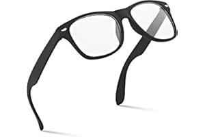 Retro Rewind Kids Nerd Costume Clear Lens Non-Prescription Fake Glasses for Children Age 3-10